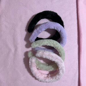 fuzzy headbands pack of 3